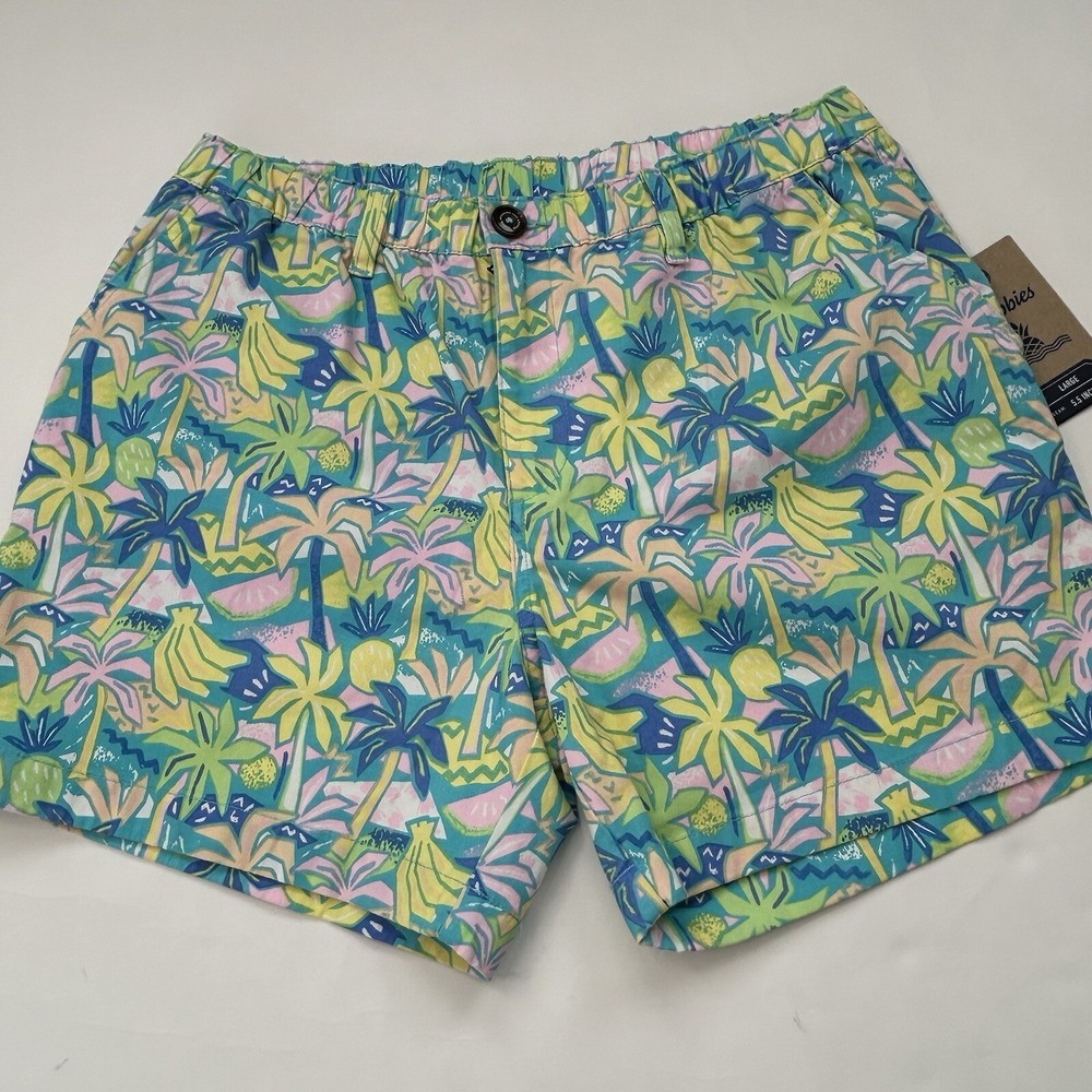 Chubbies Shorts Men's Small The Coco Cabanas 5.5" Originals Stretch Twill